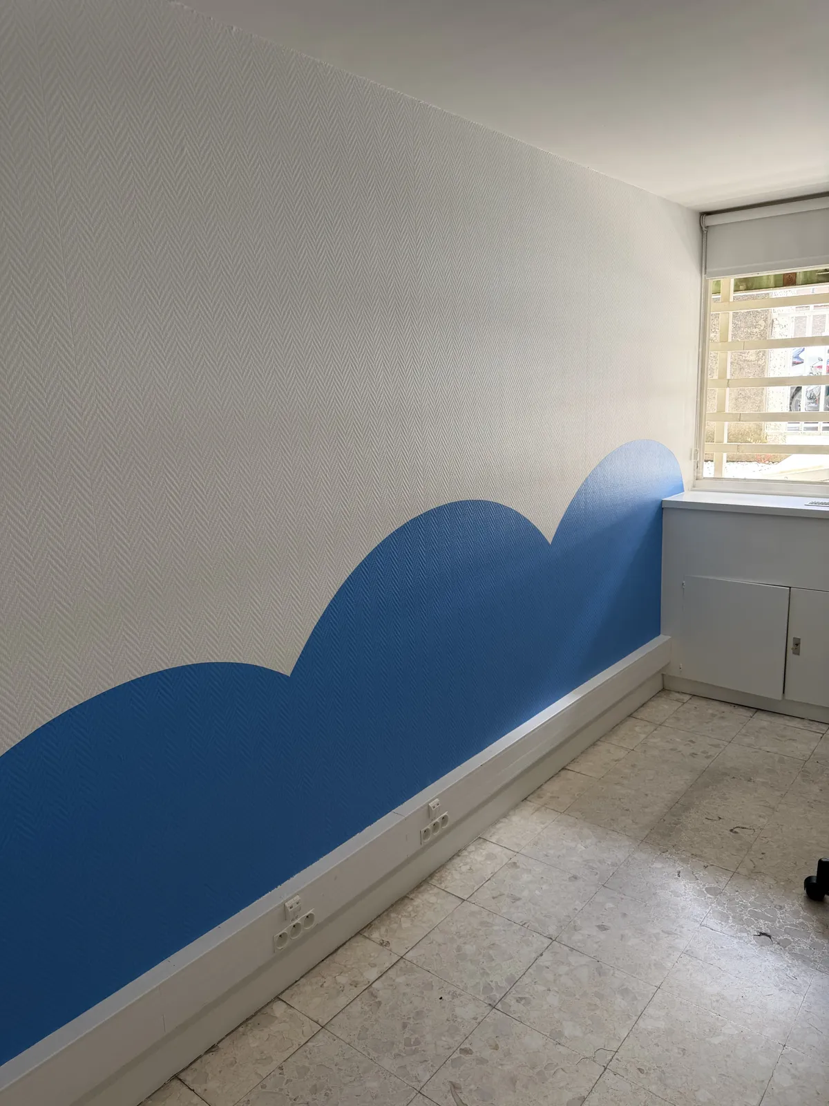 Peinture décorative d'un espace de coworking à Toulouse
