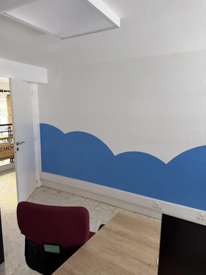 Peinture décorative d'un espace de coworking à Toulouse, photo 7