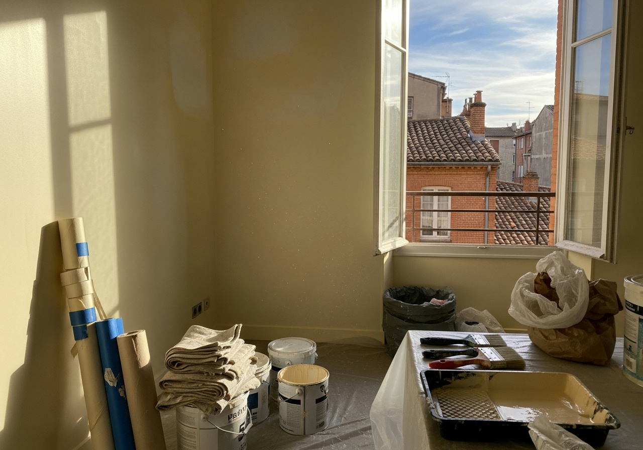Chantier Peintre en bâtiment terminé à Toulouse à Toulouse